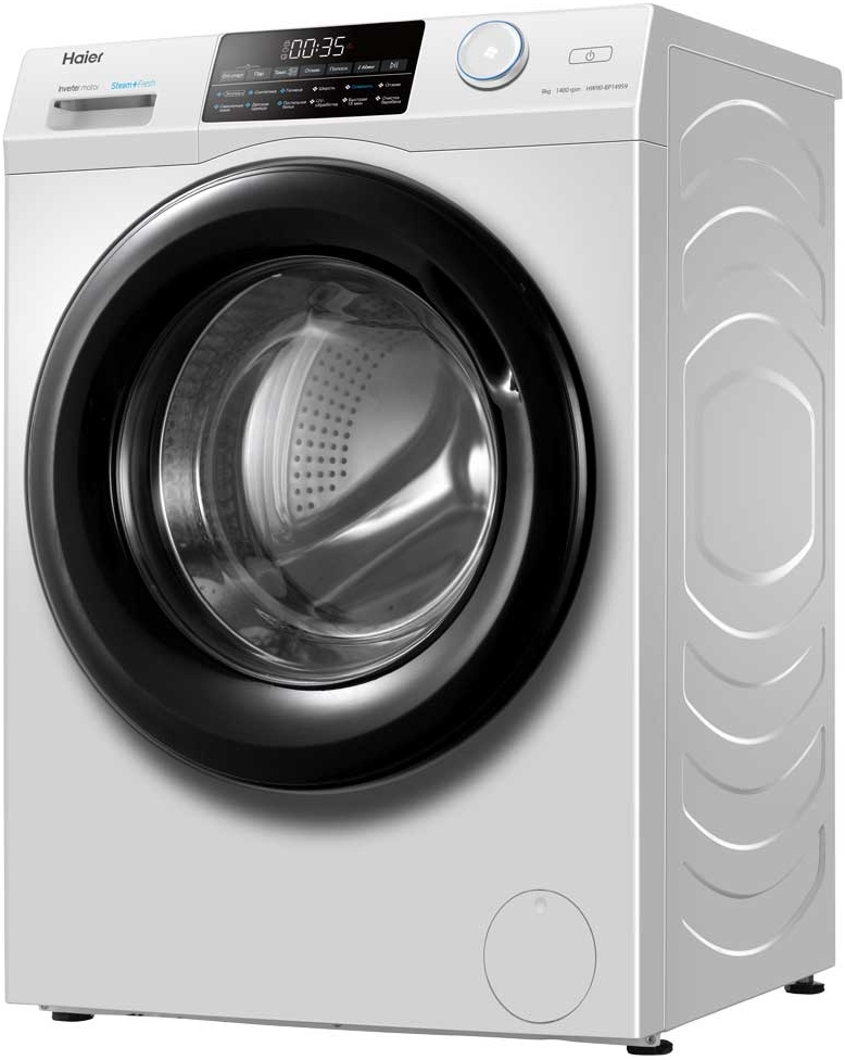 Стиральная машина Haier HW90-BP14959 9 кг / 1400 об/мин / A+++ / Белый photo 2