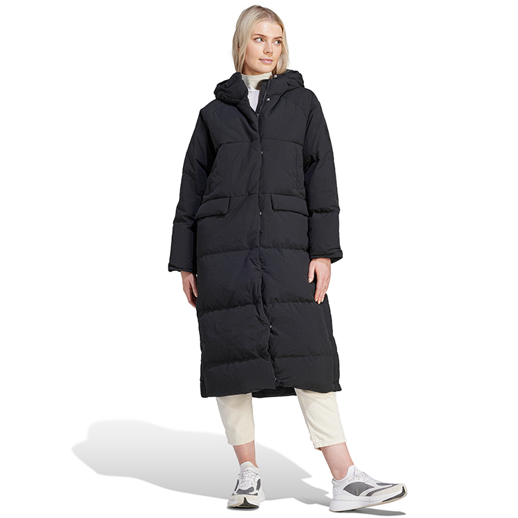 Куртка Adidas W BIG BAFFLE C 2XS Черный Женский photo 2