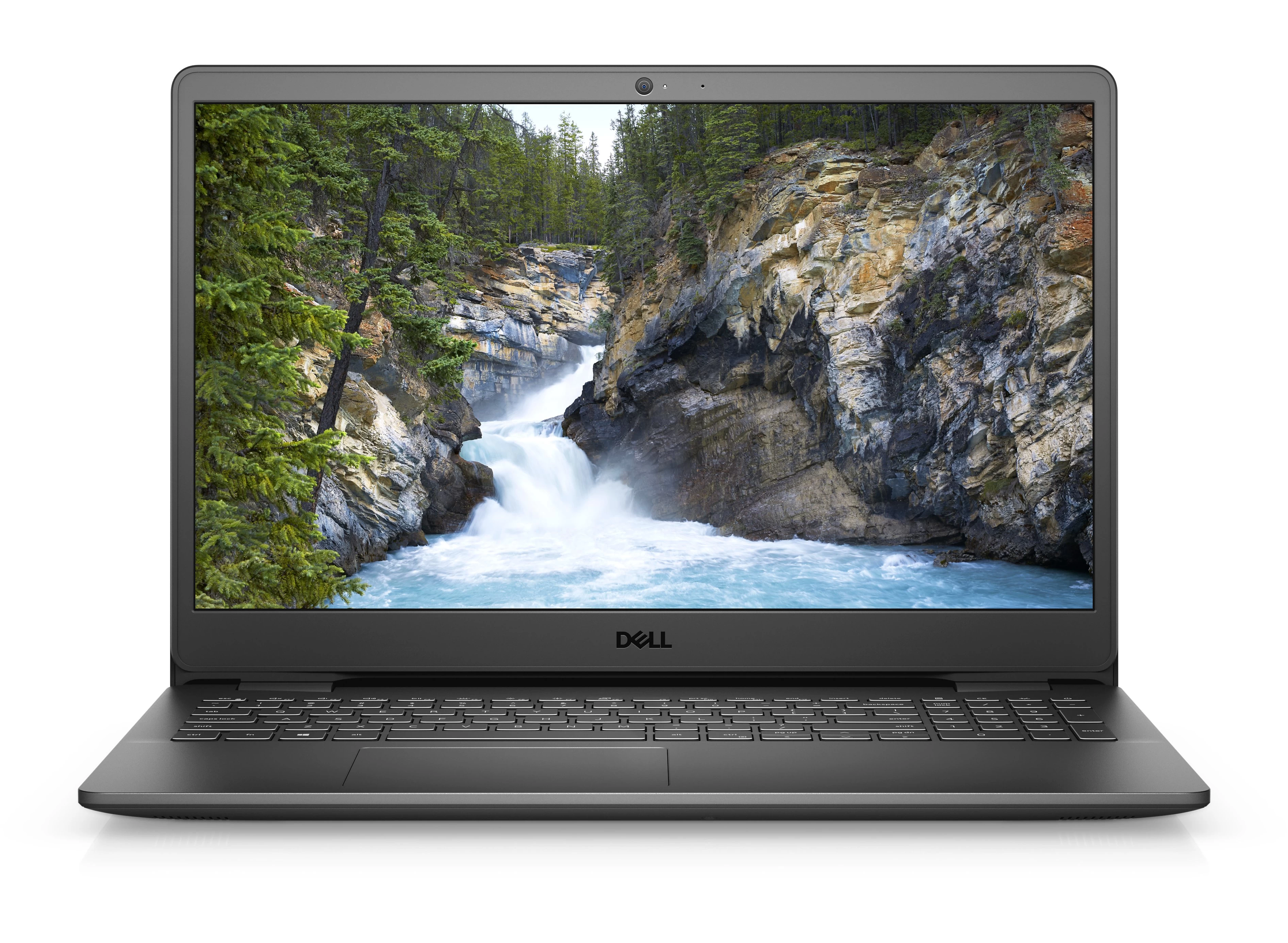 DELL Inspiron 15 ICL 3000 Black (3501)+W10H, 15.6" WVA FHD (Intel Core i3-1005G1, 2xCore, 1.2-3.4GHz, 4GB (1x4) DDR4 RAM, 256GB M.2 PCIe NVMe SSD, Intel UHD Graphics, CardReader, WiFi-AC/BT, Backlit, 3cell, HD 720p Webcam, RUS, 1.83 kg) photo 1