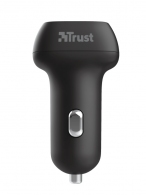 USB Car Charger - Trust Qmax 30W Ultra-Fast Dual USB Car Charger with QC3.0, Fast-charge with up to 12W power or ultra-fast charge with 18W power and QuickCharge 3.0, Total output power (max): A, W 30 thumbnav 2