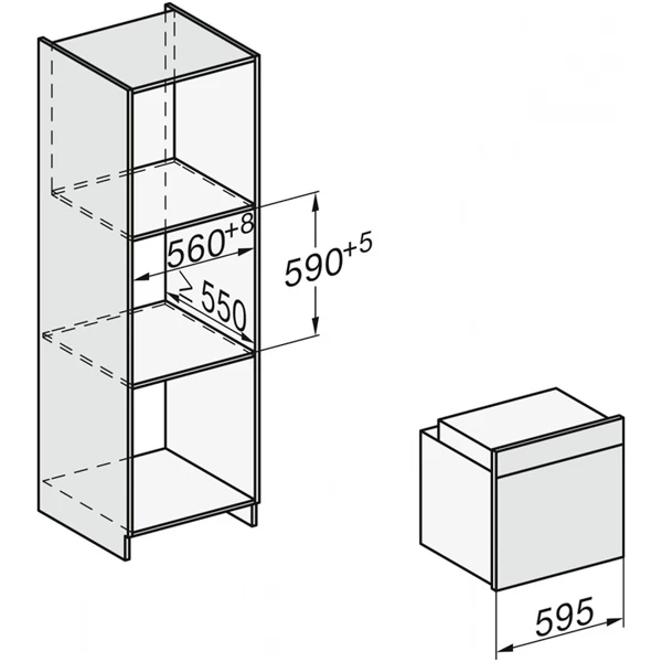 Встраиваемый духовой шкаф Miele H7464BP OBSW / 76 л. / A+  photo 2