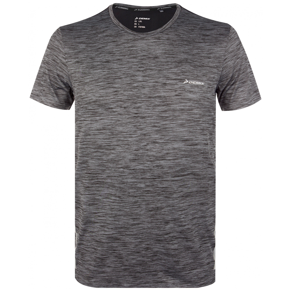Футболка мужская Demix Men running T-shirt 2XL Черный photo 1