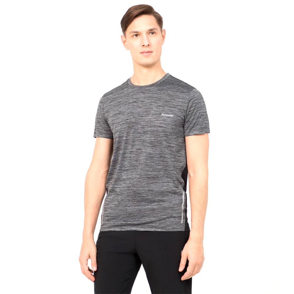 Футболка мужская Demix Men running T-shirt 2XL Черный photo 3