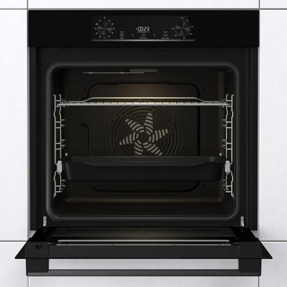 Cuptor electric incorporabil Gorenje BO6735E05B / 77 l. / A / Negru photo 2