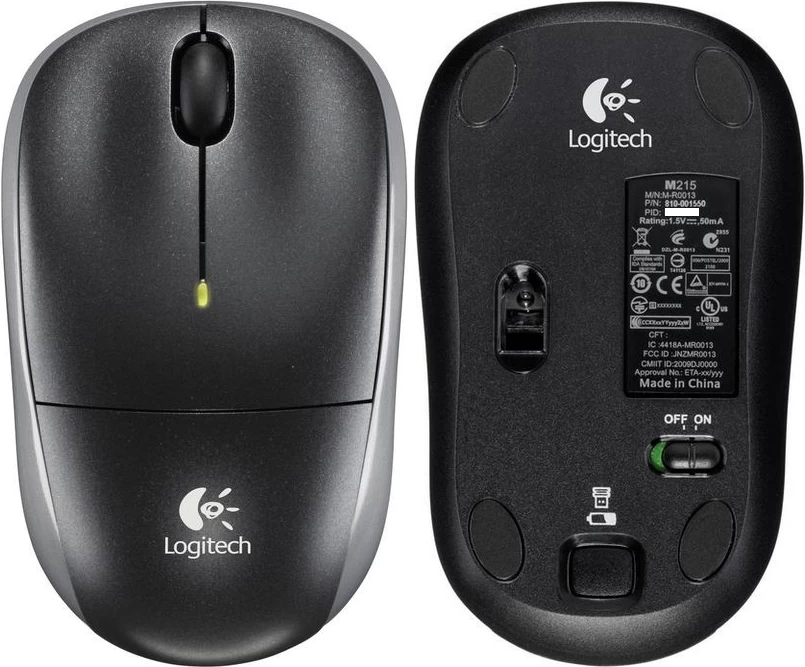 Беспроводная мышь Logitech M215 Серебристый / / Серебристый photo 3