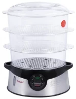 Aparat de fiert cu aburi Saturn STEC0105D, 9 l, Gri-nergu 