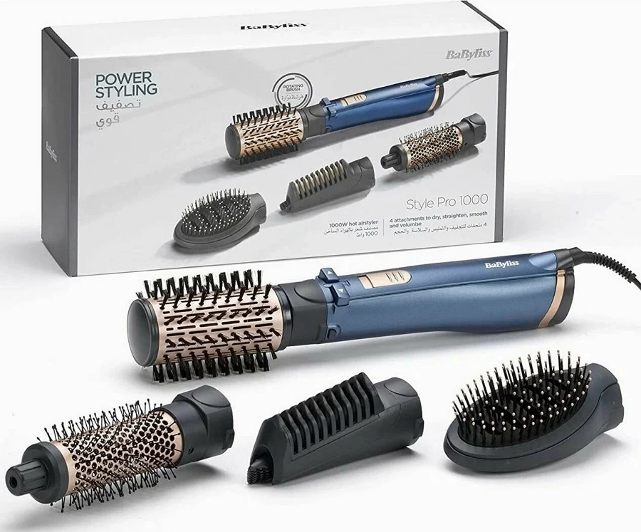 Uscator-perie Babyliss AS965E Albastru 1000 W photo 4