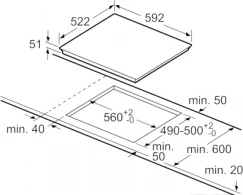 Встраиваемая индукционная панель Bosch PVS651FC5E thumbnav 2