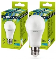 Светодиодная лампа Ergolux LED A60 17W E27 4500K 13180  