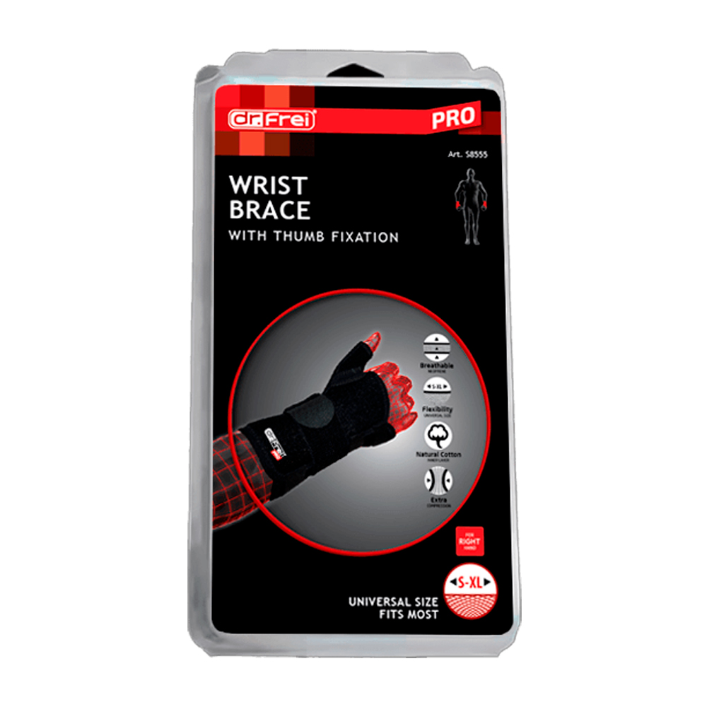 Суппорт запястия Dr Frei PRO-8555Right Wrist Support/S8555R/Черный photo 1 Суппорт запястия Dr Frei PRO-8555Right Wrist Support/S8555R/Черный photo 1