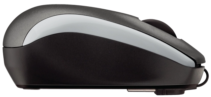 Проводная мышь Logitech M125 Corder Серый с черным / Оптическая / Серый с черным photo 3