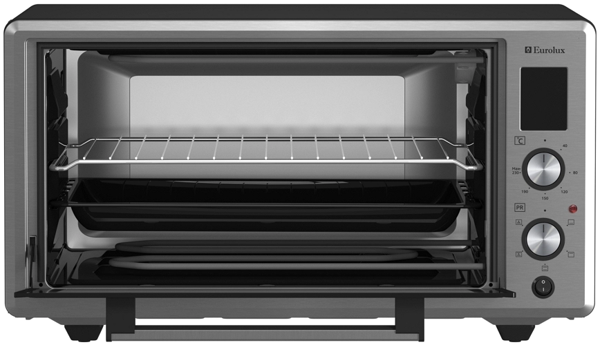 Cuptor electric Eurolux MOEEGC45S, 45 l, 1400 W, Inox photo 4
