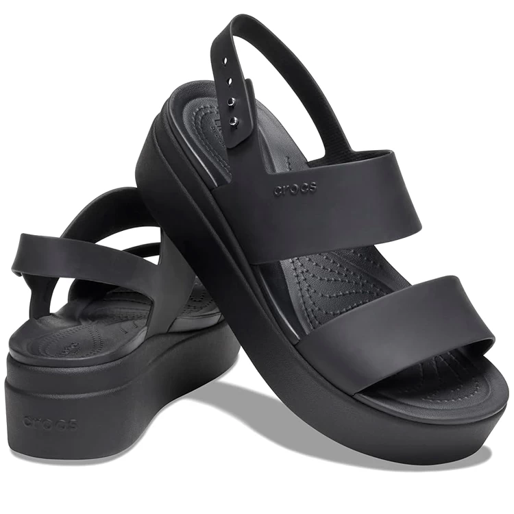 Sandale Crocs Brooklyn Low pt Femei / 37-38 / Negru photo 5