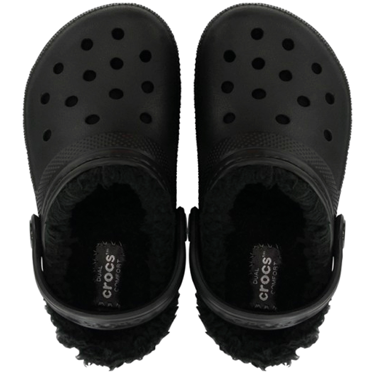 Slapi Crocs Classic Lined Clog K pt Barbati / 28-29 / Negru photo 3