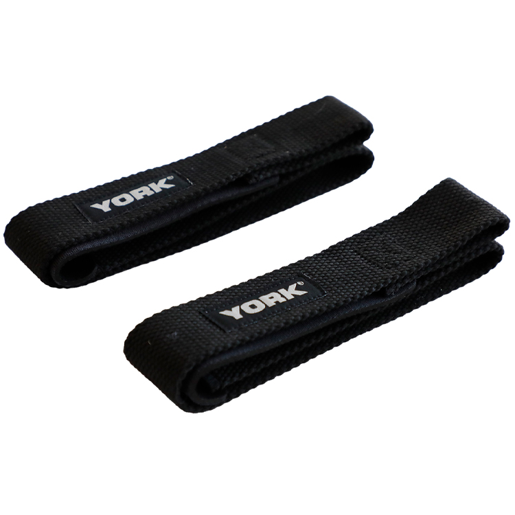 Тяговые ремени  YORK Weight Lifting Straps/85060/Черный photo 1