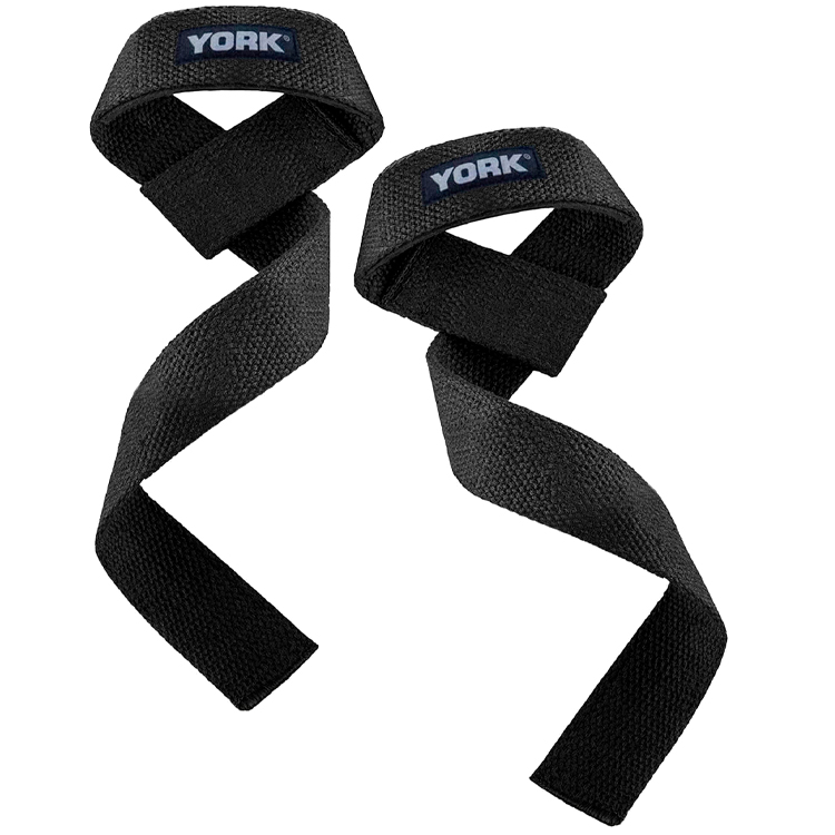 Тяговые ремени  YORK Weight Lifting Straps/85060/Черный photo 2