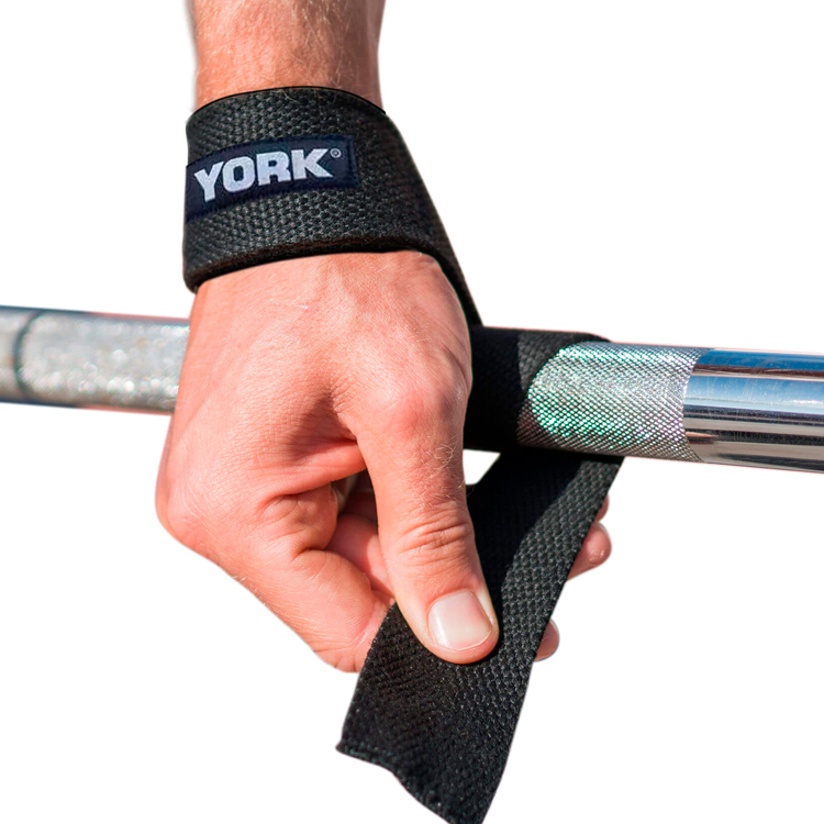 Тяговые ремени  YORK Weight Lifting Straps/85060/Черный photo 3