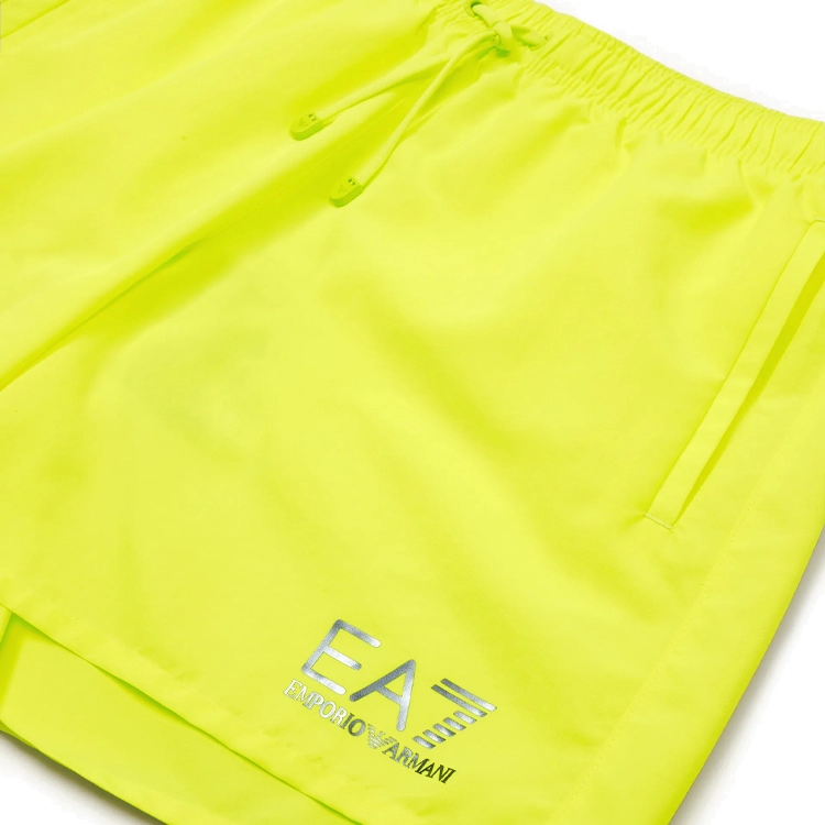 Sorti de bărbați EA7 EMPORIO ARMANI MENS WOVEN BOXER 46 Verde photo 4