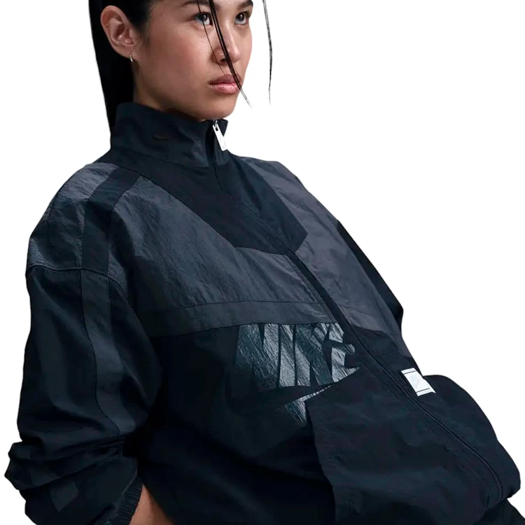 Hanorac Nike W NSW STREET WVN JKT S Negru Femei photo 4