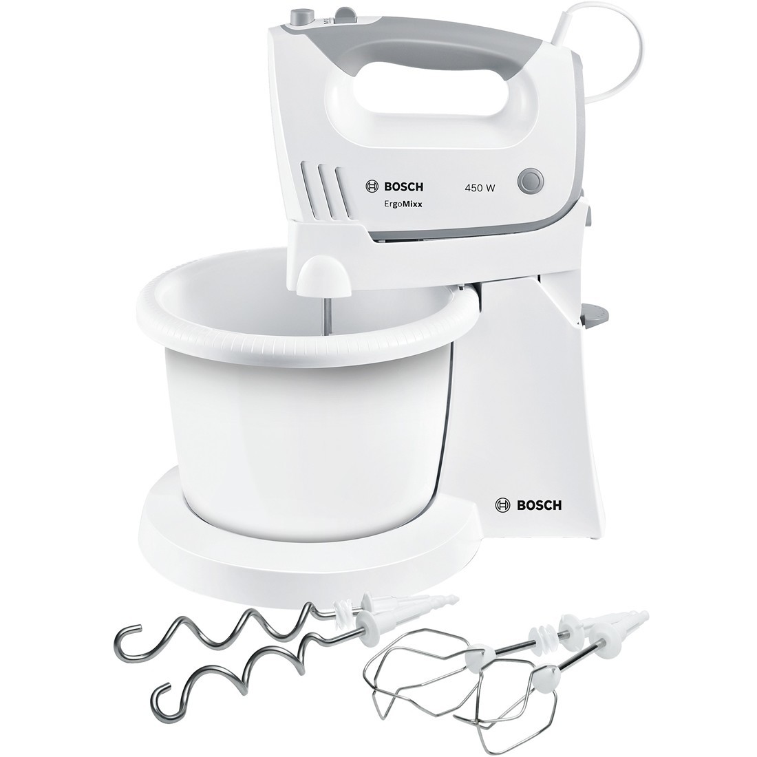 Миксер Стационарный Bosch MFQ36460 / 5 скоростей / Белый photo 3