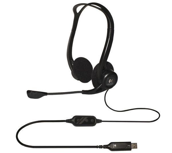 Căști Logitech PC 960 Negru cu sur Cu fir / Home and Office / Negru cu sur photo 2