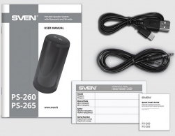 Портативная колонка Sven PS-260 Black thumbnav 3