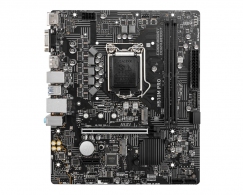 MSI H510M PRO, Socket 1200, Intel® H510 (11/10th Gen CPU), Dual 2xDDR4-3200, CPU Intel graphics, VGA, HDMI, DP, 1xPCIe X16 4.0, 4xSATA3, 1xM.2 4.0,1xM.2 E-key(for Wi-Fi), 1xPCIe X1, ALC892 HDA, GbE LAN, 4xUSB3.2, RGB Led, mATX thumbnav 1