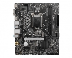 MSI H510M PRO, Socket 1200, Intel® H510 (11/10th Gen CPU), Dual 2xDDR4-3200, CPU Intel graphics, VGA, HDMI, DP, 1xPCIe X16 4.0, 4xSATA3, 1xM.2 4.0,1xM.2 E-key(for Wi-Fi), 1xPCIe X1, ALC892 HDA, GbE LAN, 4xUSB3.2, RGB Led, mATX 