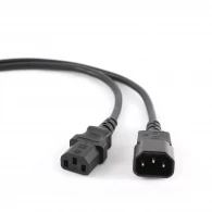 Power Extension cable PC-189-VDE-3M (C13 to C14), 3 m, for UPS, VDE approved 