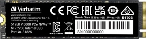 M.2 NVMe SSD Verbatim Vi5000, 512GB 