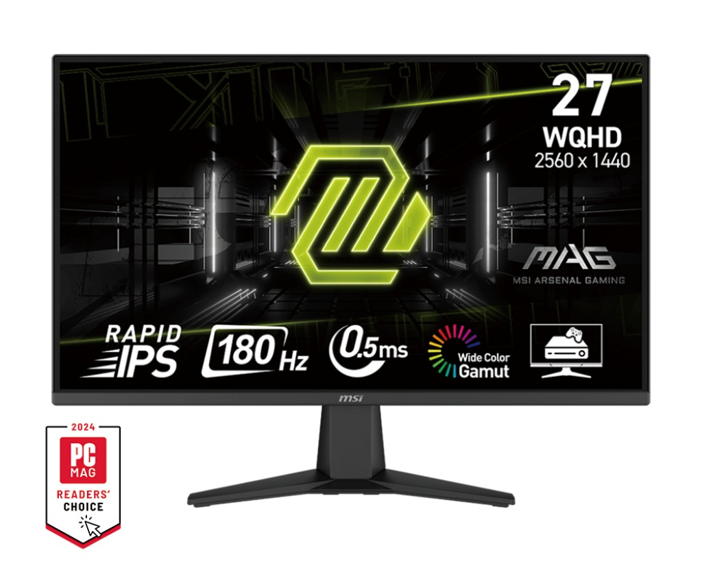 27.0” Monitor Gaming MSI MAG 275QF/ QHD / 0.5ms / 180Hz / Black photo 1