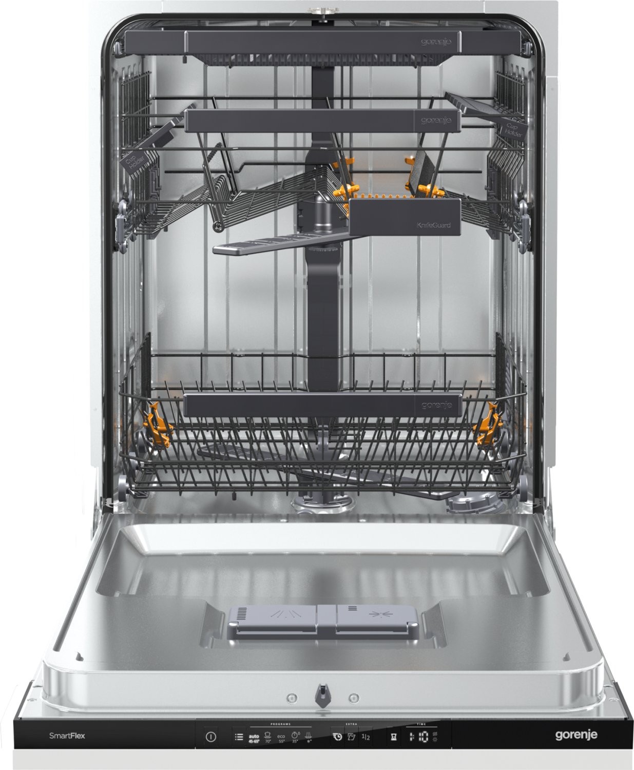 Mas. de spalat vase incorporabila Gorenje GV66161 Negru /16 Seturi /De dimensiune completa photo 3