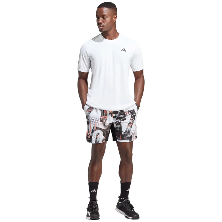Футболка мужская Adidas CLUB 3STR TEE L Белый photo 5