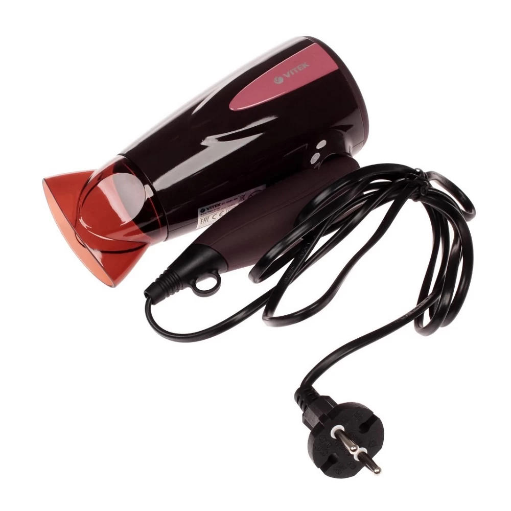 Фен Vitek VT2261 1300W Коричневый photo 5