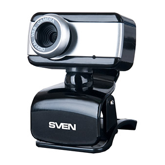 Camera SVEN IC-320, Microphone, 0.3Mpixel - 8Mpixel, UVC, USB2.0, Black photo 1