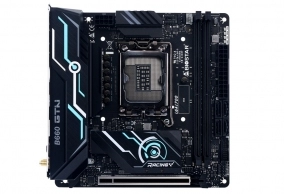 BIOSTAR Racing B660GTN, Socket 1700, Intel® B660 (12th Gen CPU), CPU graphics, HDMI, DP, Dual 2xDDR4-5000+, 1xPCIe X16 5.0, 4xSATA3, 2xM.2 4.0, 1xM.2 E-key for Wi-Fi, ALC1220 HDA, 2.5GbE LAN, 4xUSB3.2Gen2, 2xUSB3.2, RGB Vivid LED DJ, Mini-ATX 