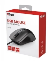 Trust Carve Optical Mouse, 1200 dpi, 3 button, USB, Black thumbnav 6