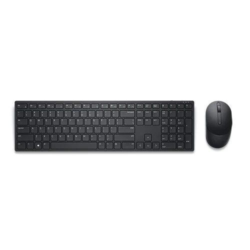 Dell Pro Wireless Keyboard and Mouse - KM5221W - Russian (QWERTY) (RTL BOX), 2.4 GHz, USB Wireless Receiver, Optical Mouse - 3 Buttons, Adjustable DPI up to 4000, AA x 1, Black, Limited Warranty - 3 years. photo 2