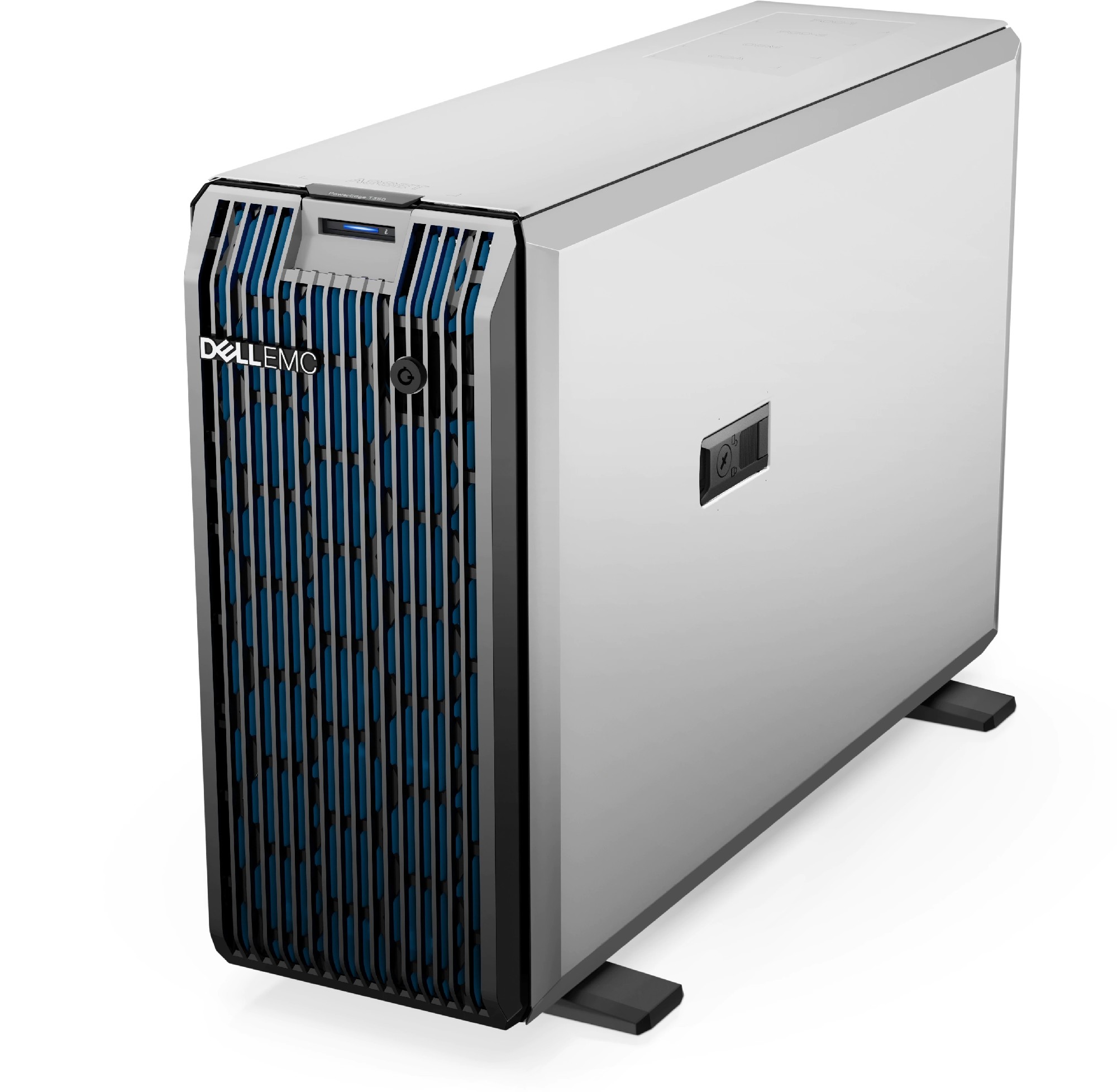 Dell PowerEdge T350 Tower, 1 x Intel Xeon E-2314 (2.8GHz, 8M, 4C/4T, 65W), 1x16GB UDIMM DDR4 RAM, 2TB HDD SATA 7.2K (Chassis 8x3.5” Hot-Plug HDD), PERC H355, iDRAC9 Basic, On-Board LOM, TPM 2.0 V3, Single Hot-Plug 700W PSU Titanium, photo 1