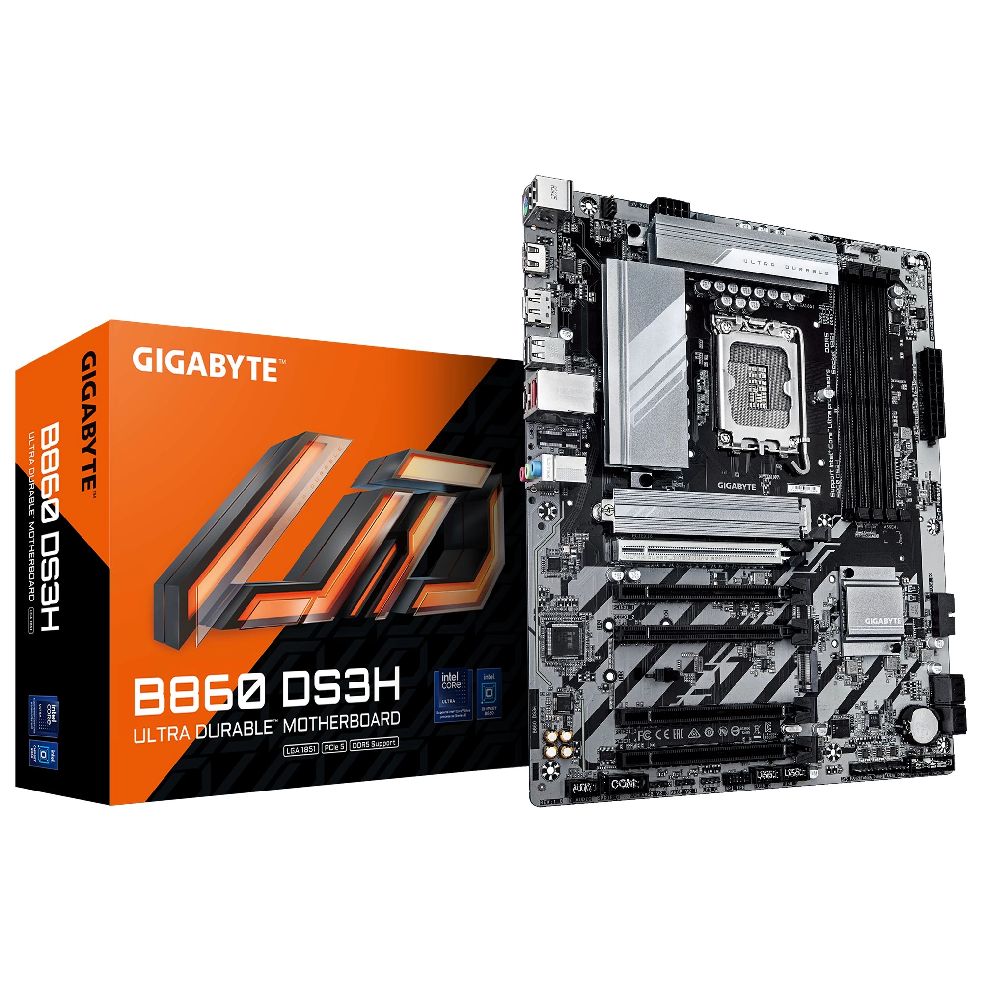 Материнская плата GIGABYTE B860 DS3H/ 1851/ Intel B860/ DDR5 / ATX photo 1