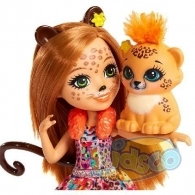 Papusa Enchantimals Cherish Cheetah 