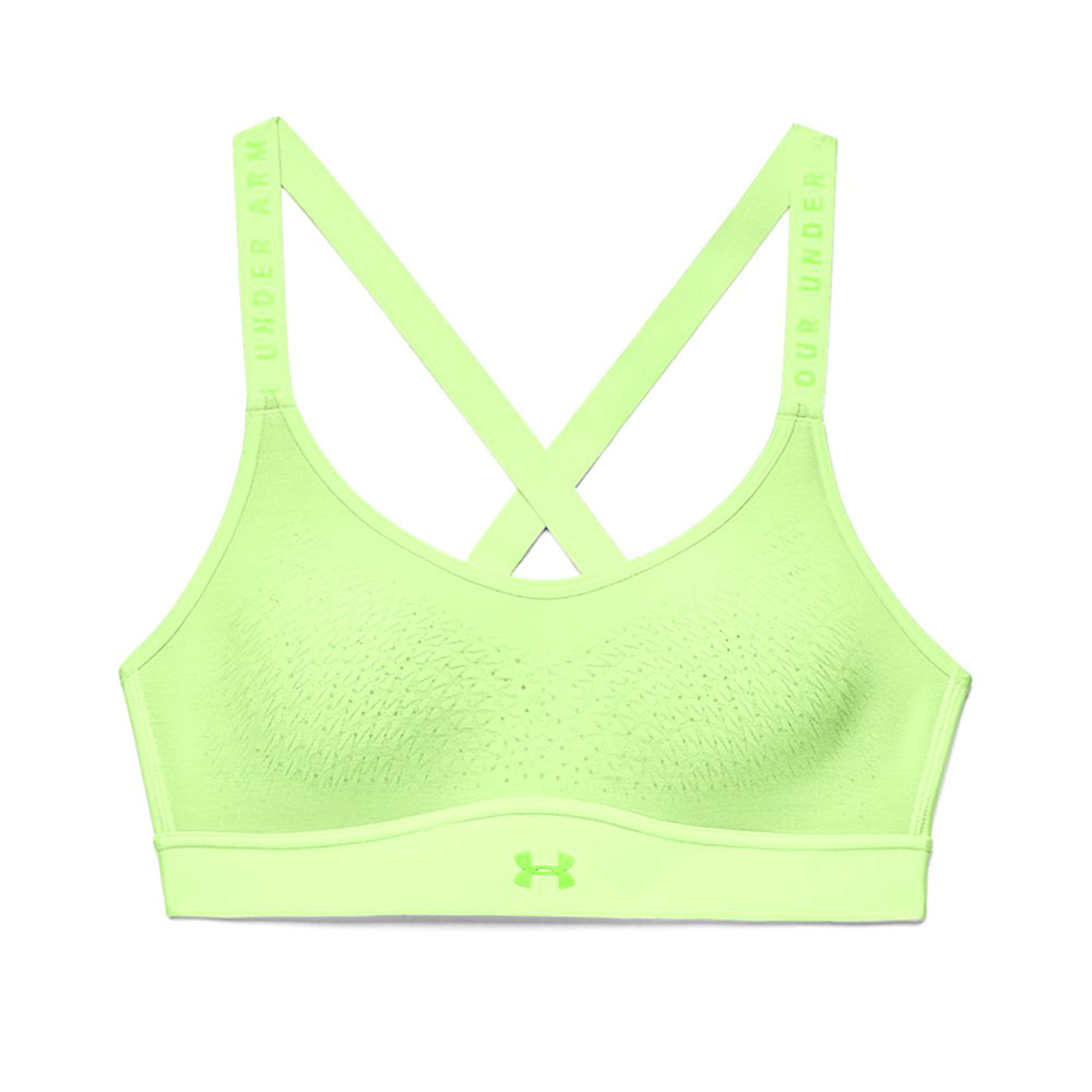 Bra sportive Under Armour UA INFINITY MID BRA / Femei / LG / Verde photo 1 Bra sportive Under Armour UA INFINITY MID BRA / Femei / LG / Verde photo 1