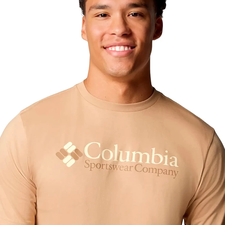 Tricou bărbătesc Columbia CSC Basic Logo Short Sleeve Shirt M Galben photo 5