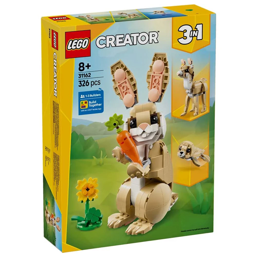 Constructor Lego Creator Cute Bunny 31162 de la 8+ ani photo 1