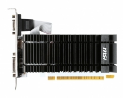 MSI GeForce GT 730 (N730K-2GD3H/LP) / 2GB DDR3 64Bit 902/1600Mhz, D-Sub, DVI, HDMI, Fanless, Low Profile Design, Retail 