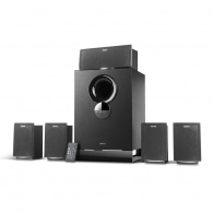 Edifier R501BT Bluetooth Black, 5.1/30W+ 5x11W RMS, remote control, all wooden, (sub.8" + satl.(3"+1")) 