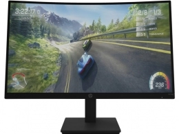27.0 HP VA LED X27c Curved Gaming Black (1ms, 3000:1, 350cd, 1920x1080, 178°/178°, 165Hz Refresh Rate, HDMI, DisplayPort, Audio Line-out, Height Adjustment, VESA) 