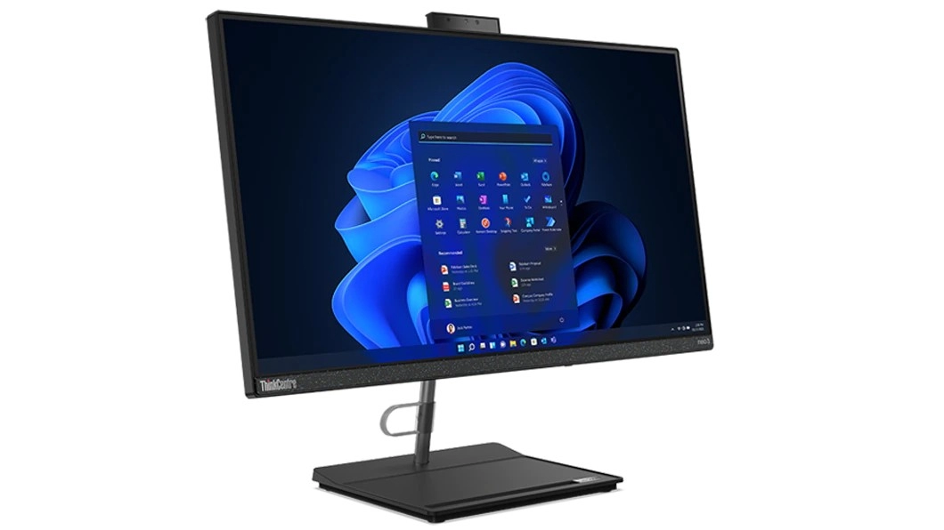 All-in-One PC - 23.8" Lenovo ThinkCentre neo 30a - 23.8" FHD IPS AG 250 nits, Intel® Core i3-1220P, 1x8GB DDR4 RAM, 256GB SSD M.2 2280 PCIe NVMe, Intel®  Intel UHD Graphics, HD Webcam, WiFi AX201 2x2 +BT5.1, noODD, USB KB&amp;MS, no OS, Black. photo 1