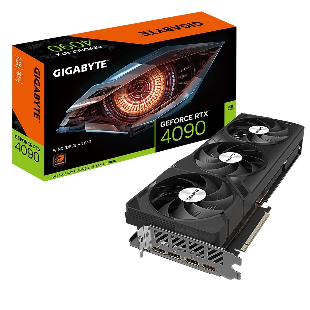 Placa video Gigabyte GeForce RTX 4090 WINDFORCE V2 24G / 24GB / GDDR6X / 384bit photo 1