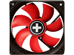 80mm Case Fan - XILENCE XPF80.R.PWM Fan, Performance C, 80x80x25mm, 800-1800 rpm, < 20dBa, 21.8CFM, hydro bearing, 4Pin with PWM, Black/Red photo 1